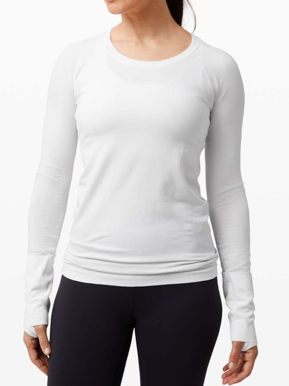 Lululemon Swiftly Tech Long Sleeve size 12 white